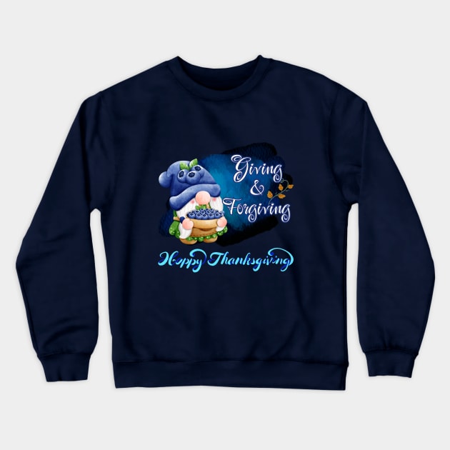 Gnomes of Gratitude: Happy Thanksgiving Crewneck Sweatshirt by DaShirtXpert